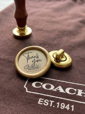 Coach Ltd Ed Reseller Packaging | Peel & Stick Wax Seals | Packaging Supplies